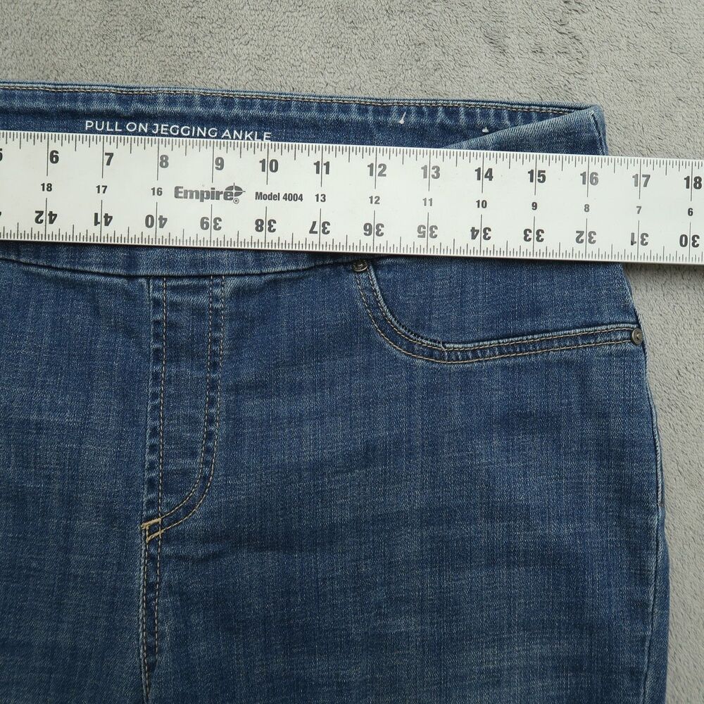 Chico's Pull On Jeans Women's Size 2R US-12R High-Rise Jegging Ankle 26" Inseam - Picture 3 of 15